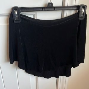 Black Bullet Pointe Skirt